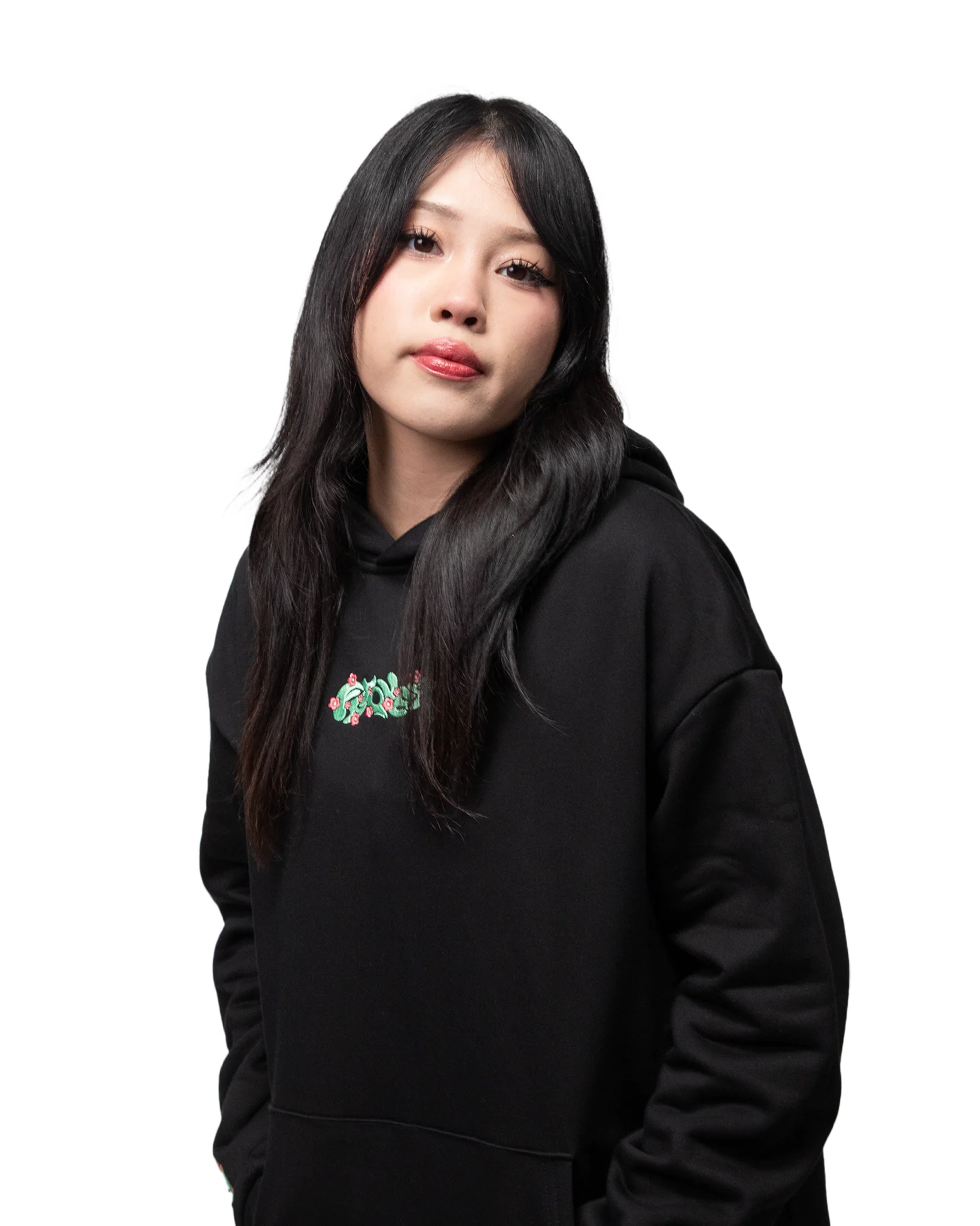 Bloom Hoodie Black - Image 4